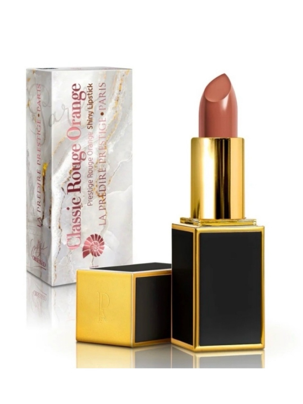 Predire Classic Rouge Prestige Rouge Orange Shining Lipstick ~ Retail $120